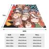 Anime Uma Musume Pretty Derby Blanket Fleece Textile Decor Multi-function Warm Throw Blanket for Sofa Outdoor Bedspreads