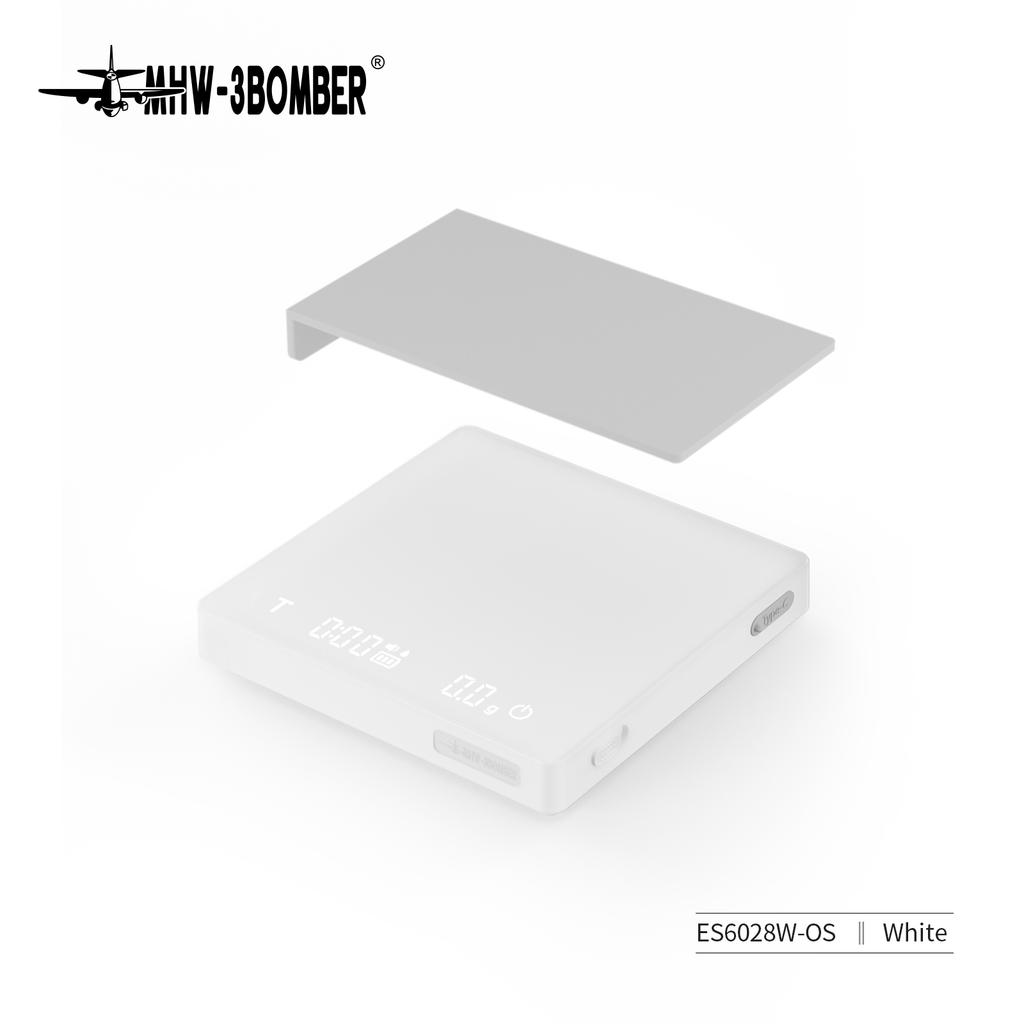 MHW-3BOMBER Digital Coffee Scale With Timer LED Screen Espresso USB 2kg Max.Weighing 0.1g High Precision Measures Kitchen Scale