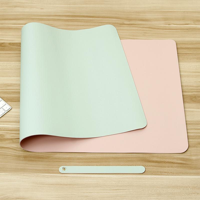 In-stock Large Leather Mouse Pad, Office Desk Pad, Waterproof and Oil-proof, Business Minimalist Desktop and Computer Desk