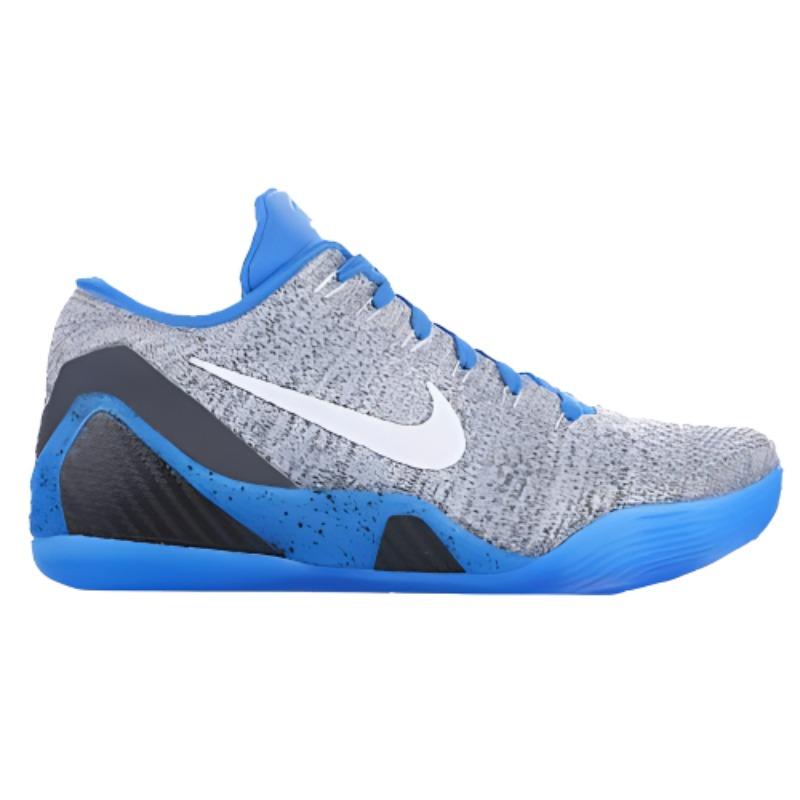 New Nike Kobe 9 Elite Low 'Grey Blue' 677992-041
