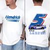 Kyle Larson 5 NASCAR Hendrick Motorsports Závodní jezdec Šampion 2025 Tričko Unisex Tričko
