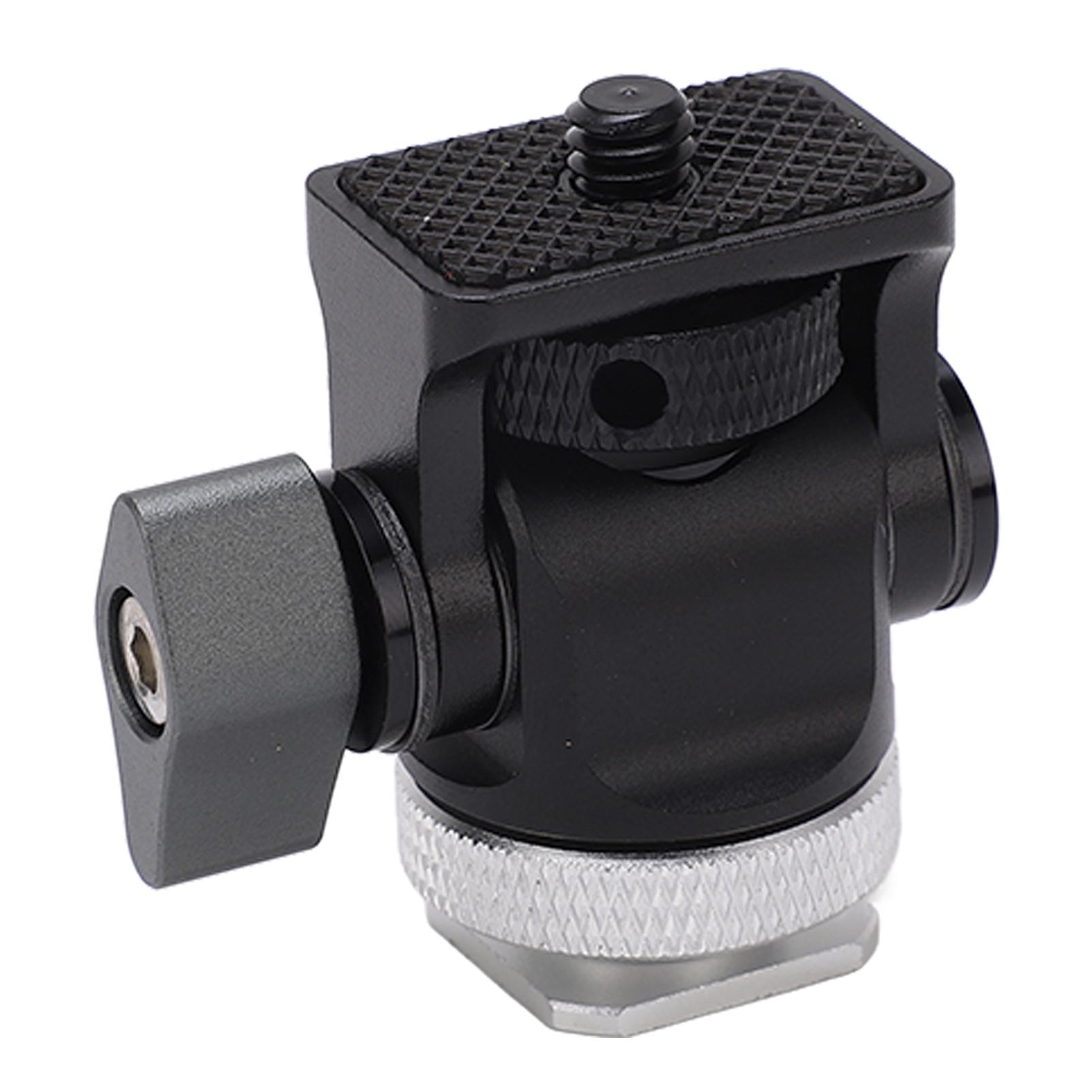 Field Monitor Holder with Hot Shoe   360 degrees  Knob 1Celsius4in Screw   Camera Monitor Mount