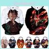 Livlig Demon Slayer Kimetsu No Yaiba 3D-trykket hettegenser for fritidsklær