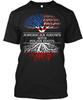 American Grown With Polish Roots T-Shirt Made In The Usa Size S To 5Xl