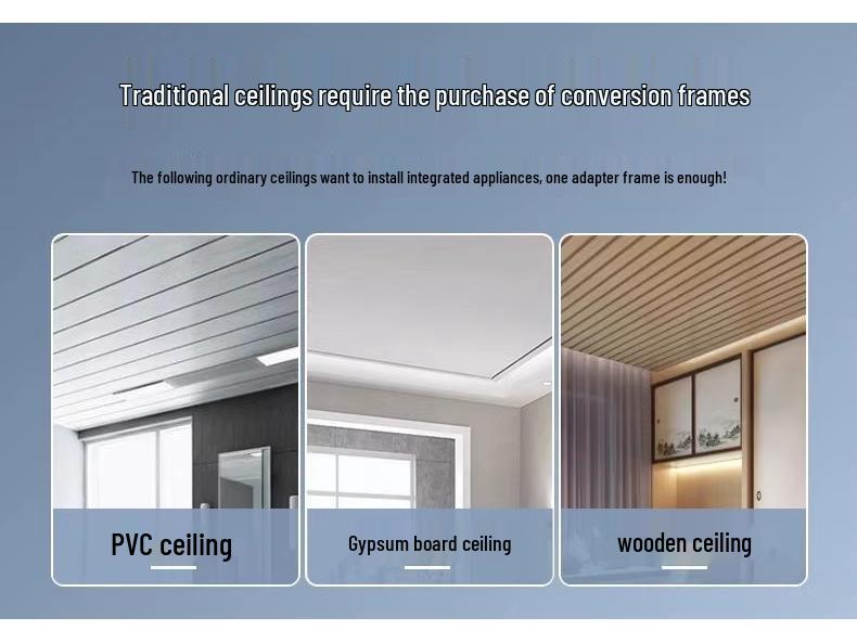 Recessed Bathroom Heater & Ventilation All-in-One: Warm Air, Hair Dryer, Lighting