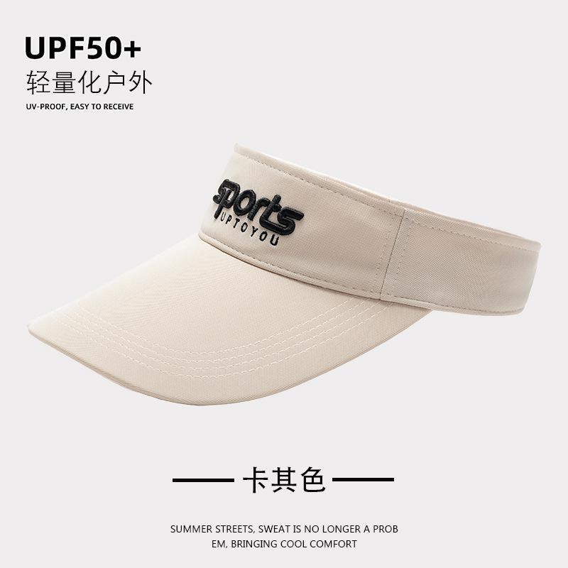 Sun Protection Cap with Enlarged Brim Sun Protection UV Protection Empty Top Outdoor Sports Sunshade Summer Empty Top Hat