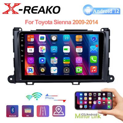 Car Radio Multimedia Player Android For Toyota Sienna 2009-2014 Autoradio 2 Din Dvd Navigation GPS Apple Carplay Head Video