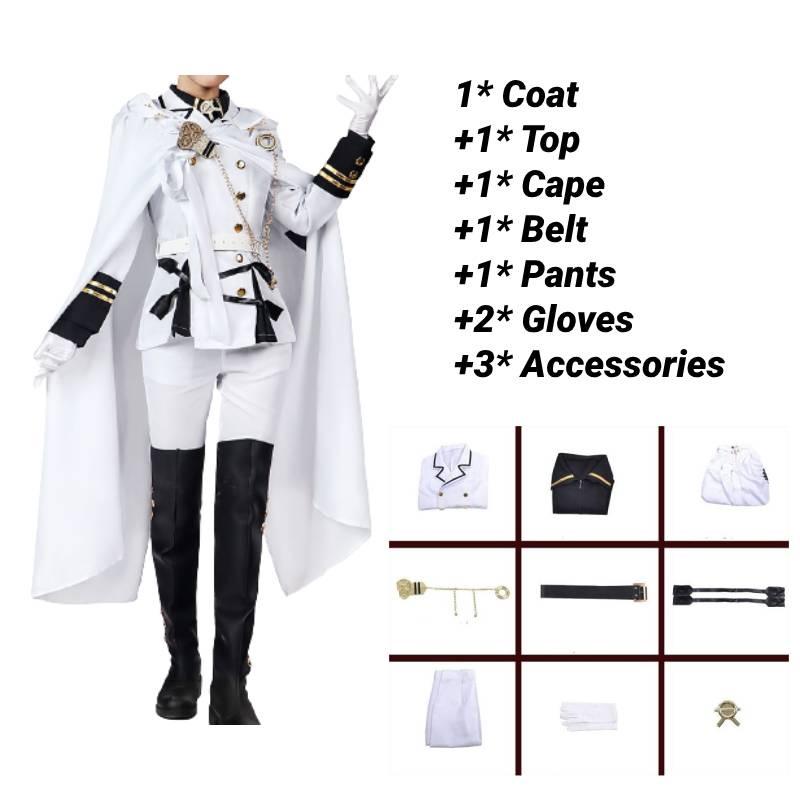 

Косплей-костюм Сераф Конца Микаэла Хякуя Аниме Периферия Размеры Множественные XL