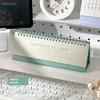2026 Minimalist Mini English Desk Calendar Planner Office Desktop Ornament