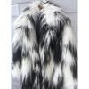 Winter Women's Imitation Fur Coat Fluffy Beach Wool Jacquard Colored Extended Suit Collar Jacket