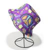 Spring and summer new sunshade sunscreen sun hat female peace symbol cartoon printing bucket hat men and women
