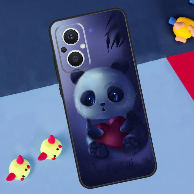 Panda Cute For OPPO Reno 14 13 12 11 10 Pro 11F 12F 13F 14F 7 8 Lite 8T OPPO Find X9 X5 X6 X8 Pro Case