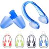 Soft Silicone Swimming Nose Clips + 2 Ear Plugs Earplugs Set Water Sports Swimming Nose Plugs Earplugs for Adults Kids