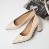 Fashion Fashion Women's Single Shoes Autumn Pointed Shallow High Heels Shoes Women's Vulcanized Shoes