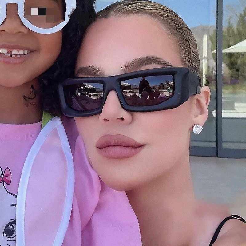 Y2K Personalized Cyberpunk Sunglasses Fashion Women Hip Hop Cool Concave Shaped Sun Glasses Men Square Glasses
