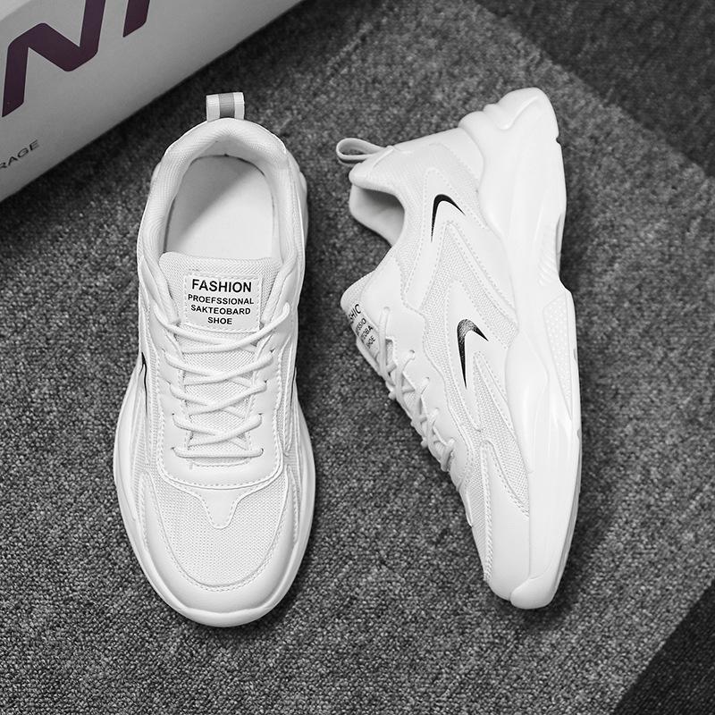 Dad shoes summer breathable running sneakers platform student shoes mesh casual shoes 39