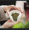 Ling Yi White Porcelain Gongfu Tea Set: Tea Spoon, Tea Measure, Portioning Tray, and Accessories.