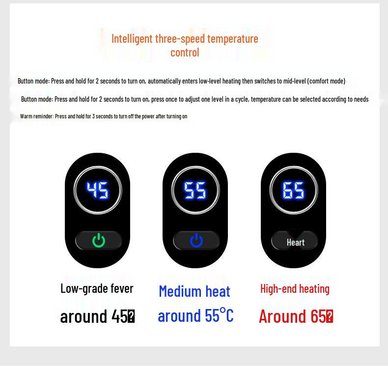 Rechargeable Ultra-Thin Fingerless Touchscreen Electric Heating Gloves for Winter Riding