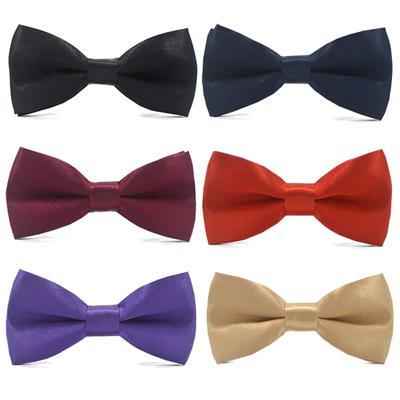 Baby Kids Tie Solid Color Adjustable Necktie Bowtie Party Photography Props
