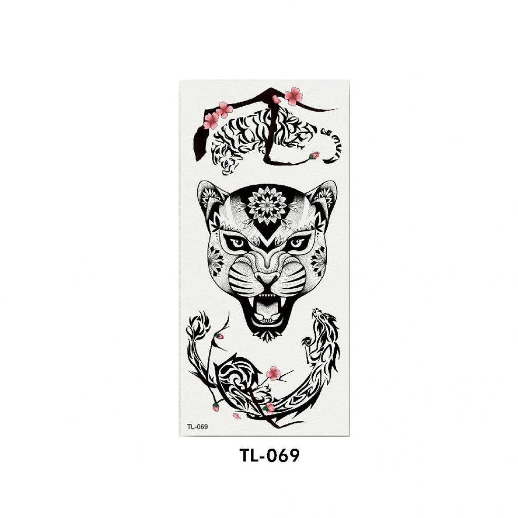 Cool Dream Catcher Rose Flower Nálepka na dočasné tetování Body Art Decal