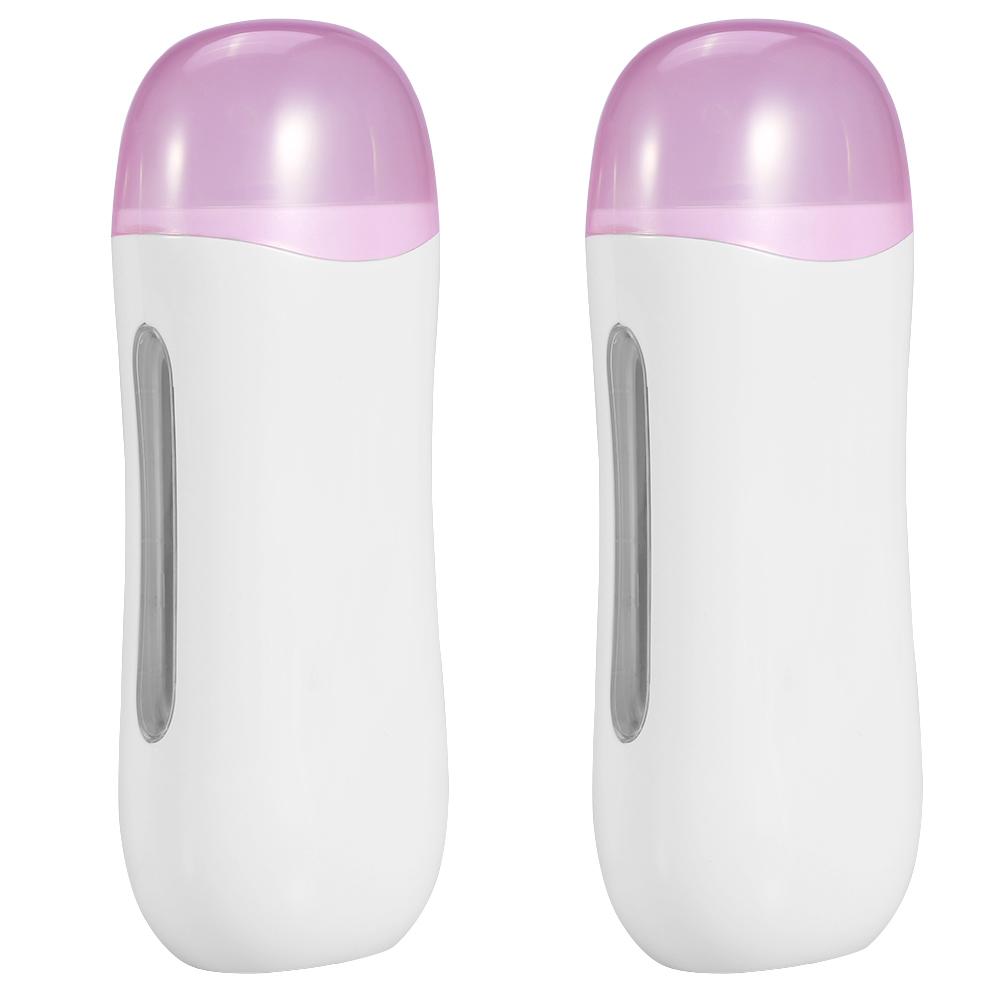 Double Cartridge Wax Depilatory Roller Warmer Heater Waxing Body Hair Removal Machine