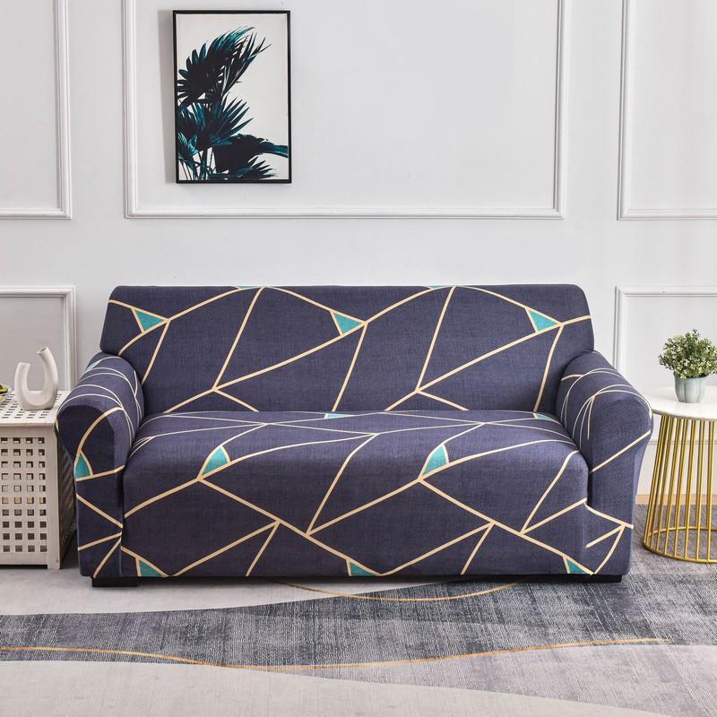 Elastic Tight Wrap All-inclusive Sofa Cover for Living Room Spandex Couch Cover Sectional Furniture Slipcover 1/2/3/4 Seater