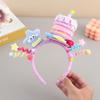 Birthday Atmosphere Girls Headband Party Supplies Colored Torsion Bar Hair Accessory Creative Hair Hoop Pography Props