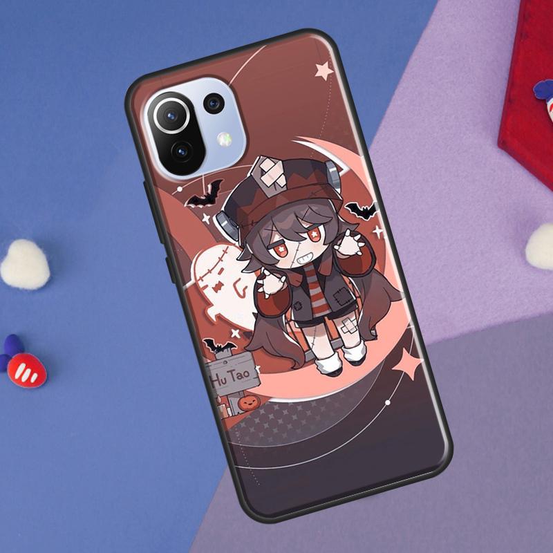 Genshin Impact Chibi Cover For Xiaomi 14T Pro 11T 12T 13T 13 14 Ultra POCO X7 Pro X3 X5 F3 F5 F6 M6 X6 Pro Case