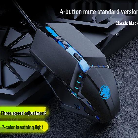 Wired Macro Forerunner Mouse Gaming For Esports Office And Notebooks