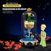 Le Petit Prince Pantasy Building Blocks Eternal Rose Dust Cover Puzzle Assembling Model Toys Desktop Decoration Birthday Gift