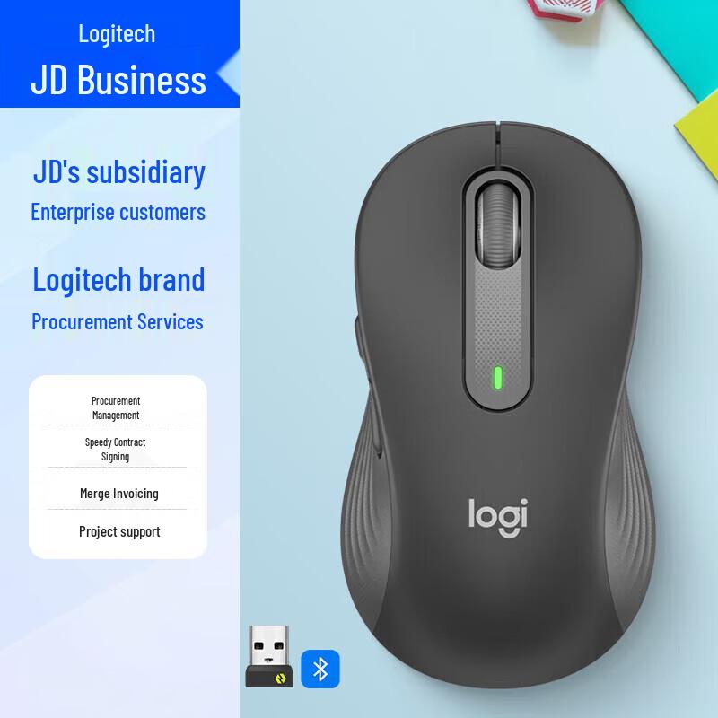 

Logitech M650 Wireless Dual-Mode Mouse