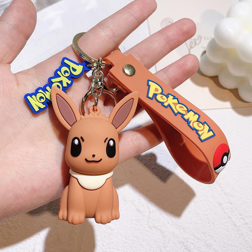 85 Styles Pokémon Pocket Monster Keychain Bag Decor Pikachu Desk Ornaments Car Key Chain Accessories Small Gift Between Friends