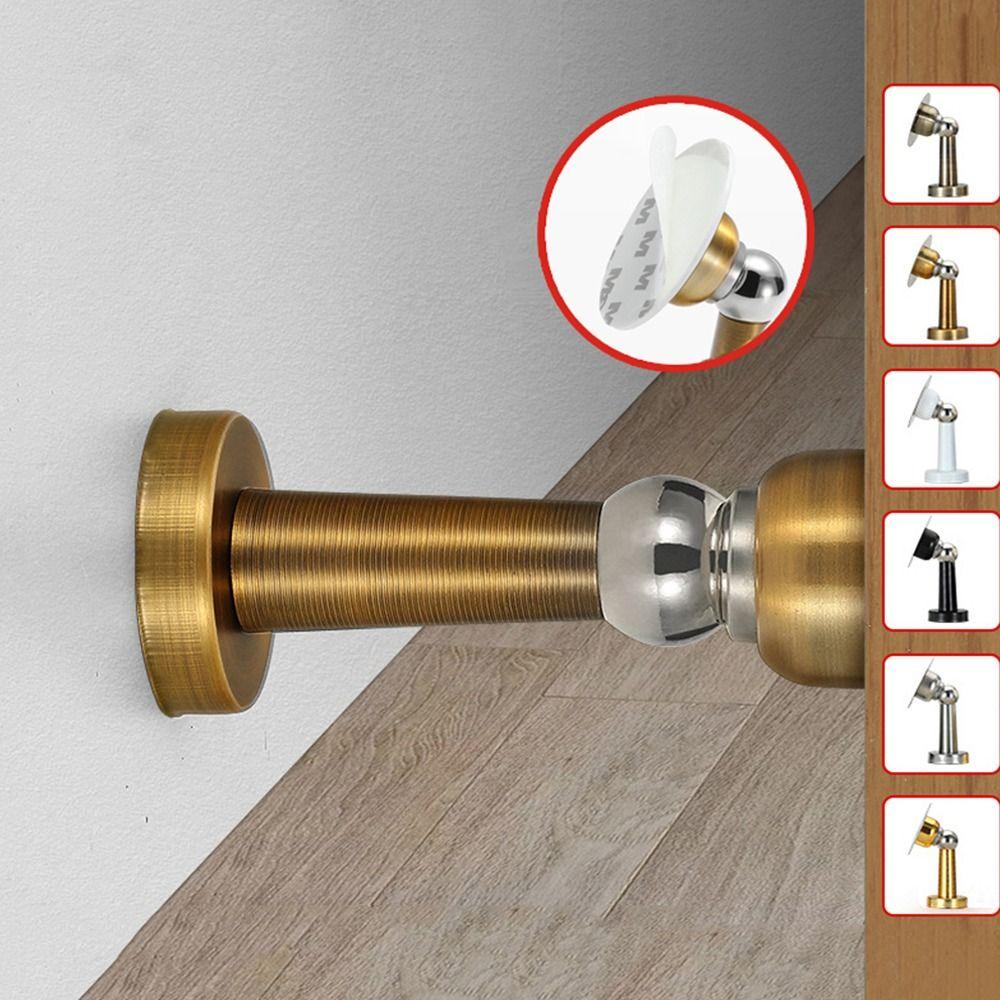 

Furniture Hardware Nail-free Screws Door Holder Door Catch Door Stopper Door Stop Doorstop Black
