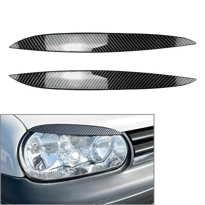 Autoscheinwerfer Augenbraue Augenlid Abdeckung Zierleiste für VW Golf 4 Mk4 1997 1998 1999 2000 2001 2002 2003 2004 2005