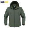 Karinės „Shark Skin“ Softshell striukės vyrams, taktinės, neperpučiamos, neperšlampamos striukės vyrams, karinės kovinės striukės, vyriški gobtuviniai bomberiai