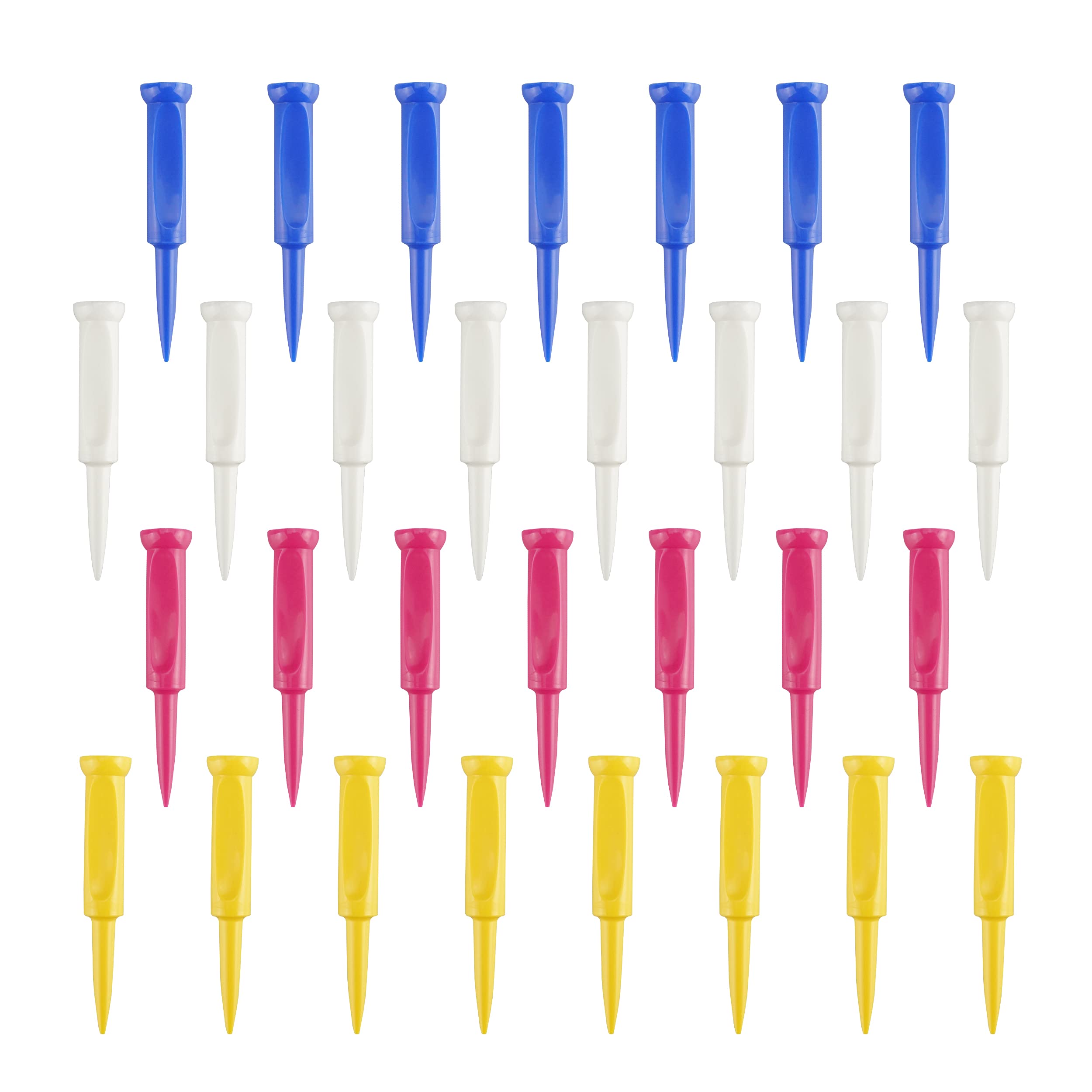 Tabata Good Tee Stepped Golf Plastic Extra 30 pieces Tees, Tees, 40mm, Long, (GV8001)