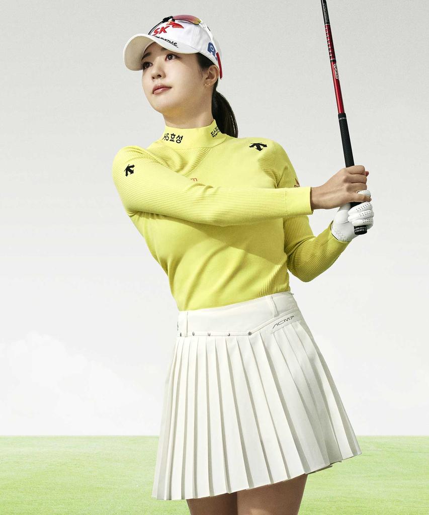 DESCENTE GOLF Acmt Women'S Mock Neck Pullover Dr11Wfkp13
