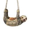 Outdoor Hanging Bird Feeder Sloth Bird Feeder  Pendant Decoration Bird Bathtub Garden Courtyard Decoration Current Feeder