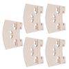 5Pcs Violin Bridge Maple Wood Replacement for 4/4 Size Musical Instrument Accessories