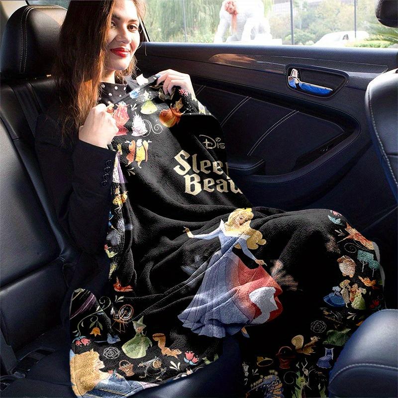 1pc, Disney's Sleeping Beauty Home Decor: Cozy Flannel Blanket Perfect Gift for Bedroom, Living Room, Travel, Camping, Car