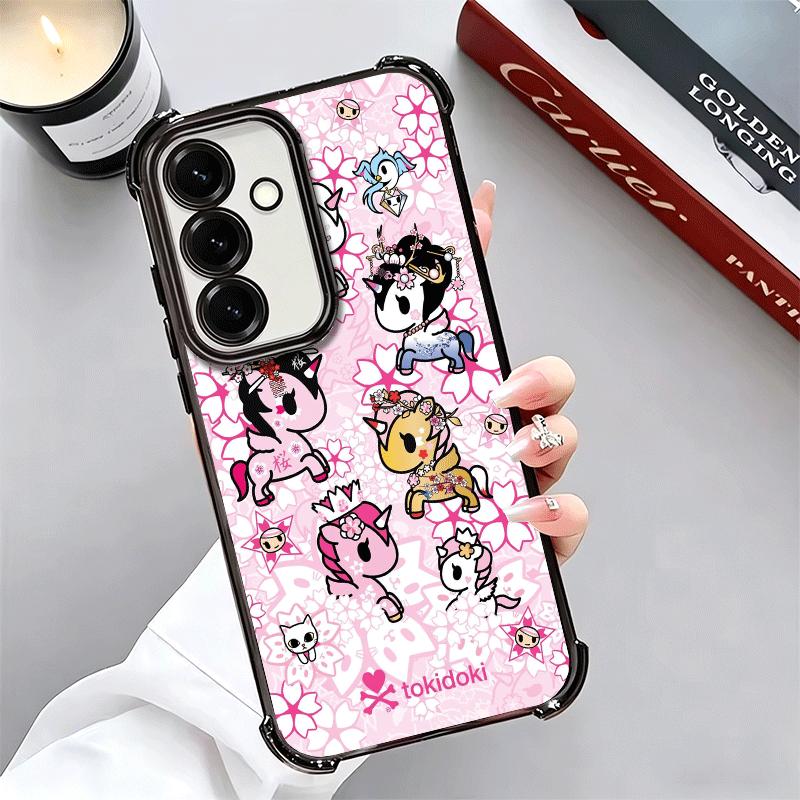 Japan T-Tokidokis Art Soft Phone Case For Samsung A17 A27 A07 A37 A57 A16 A56 A15 A55 A14 A54 A13 A53 A26 A36 A25 A35 A24 A34 A2