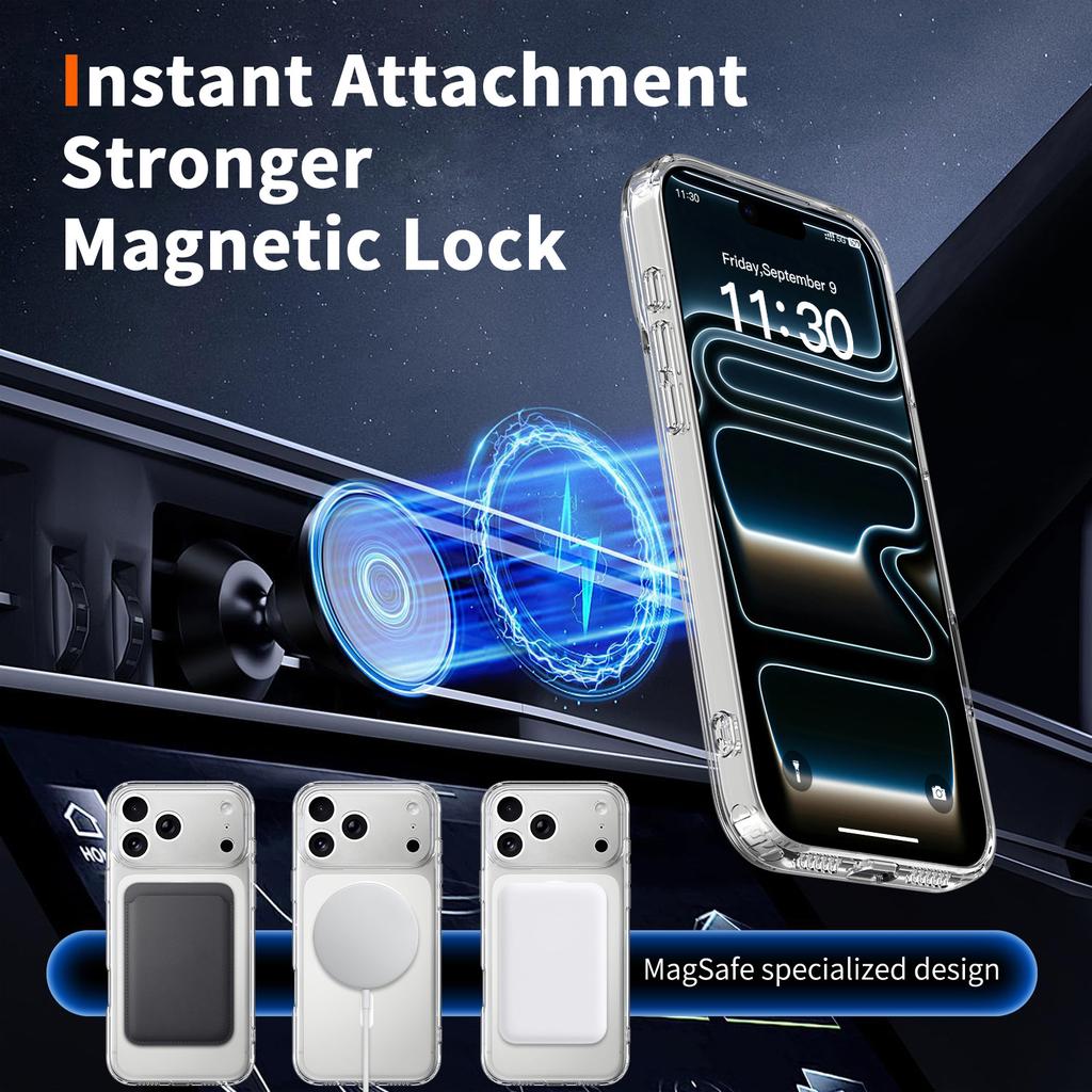 For IPhone 17 Mobile Phone Case, Transparent, All-inclusive, Anti-fall, Simple Soft Shell, for IPhone 16promax Fine Hole Protective Cover