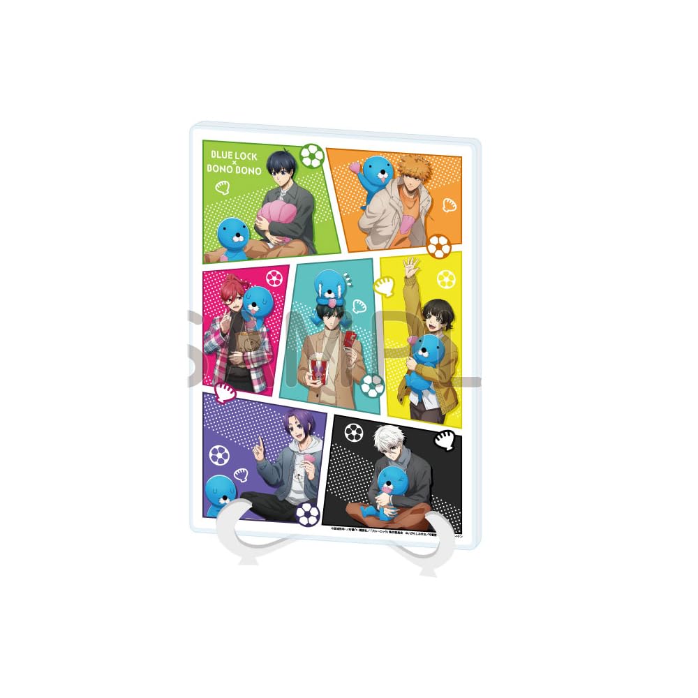 ТВ-аниме «Синяя тюрьма» x «Бонобоно» 02 Групповой дизайн [Оригинальная иллюстрация] Акриловая арт-доска [Размер A5]