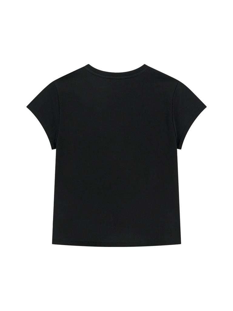 TUOMIO Angel Stud Baby T-Shirt [Black]