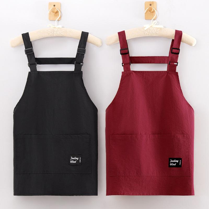 Cross Strap Style Waterproof Apron Kitchen Anti-Fouling Cooking Apron Unisex Barber Beauty Salon Cafe Work Apron