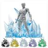 Action Figure Light Up Effect Stand Ice Flame Whirlwind Scene Decoration Base For Luffy Ace Bakugou Anime Figures Accessories