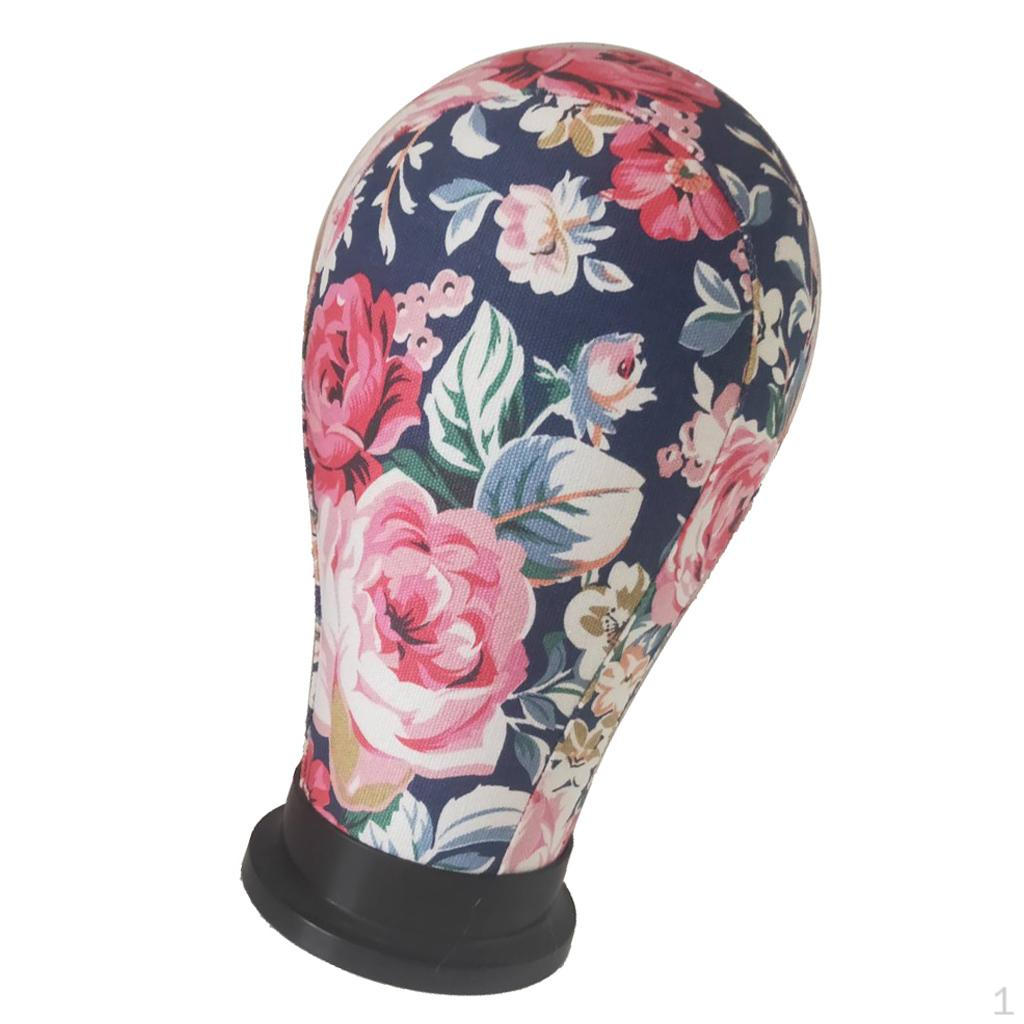

21/22/23 Inches Canvas Block Head for Display Making, Hair Weave and Styling with Mount Hole 23 inch