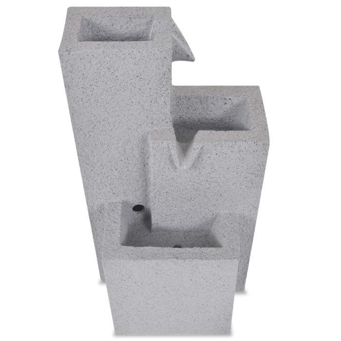 VidaXL Fontaine d'Intérieur avec Lampe LED Polyrésine Intérieur Salon Maison 244291