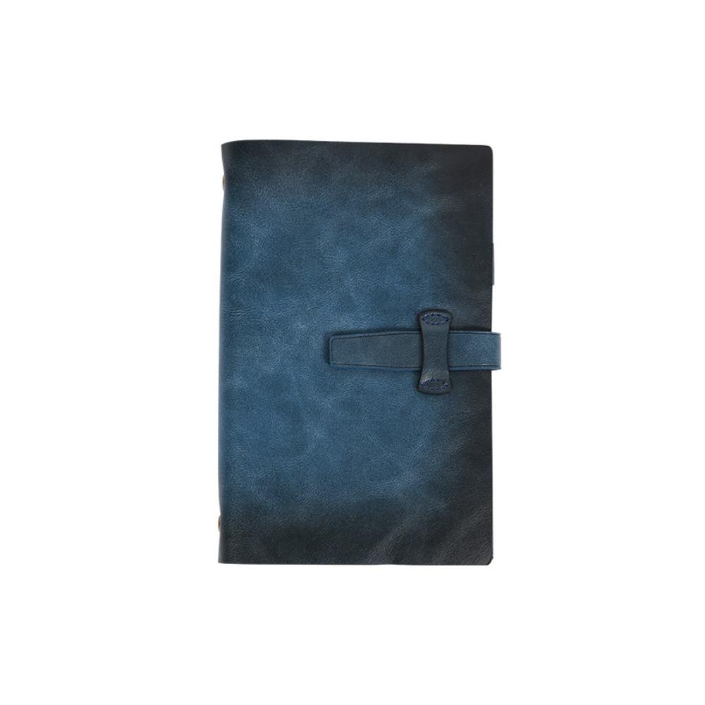 A6 PU Leather Binder Notebook Refillable Meeting Minutes Notebook Loose Leaf Notebook  Work