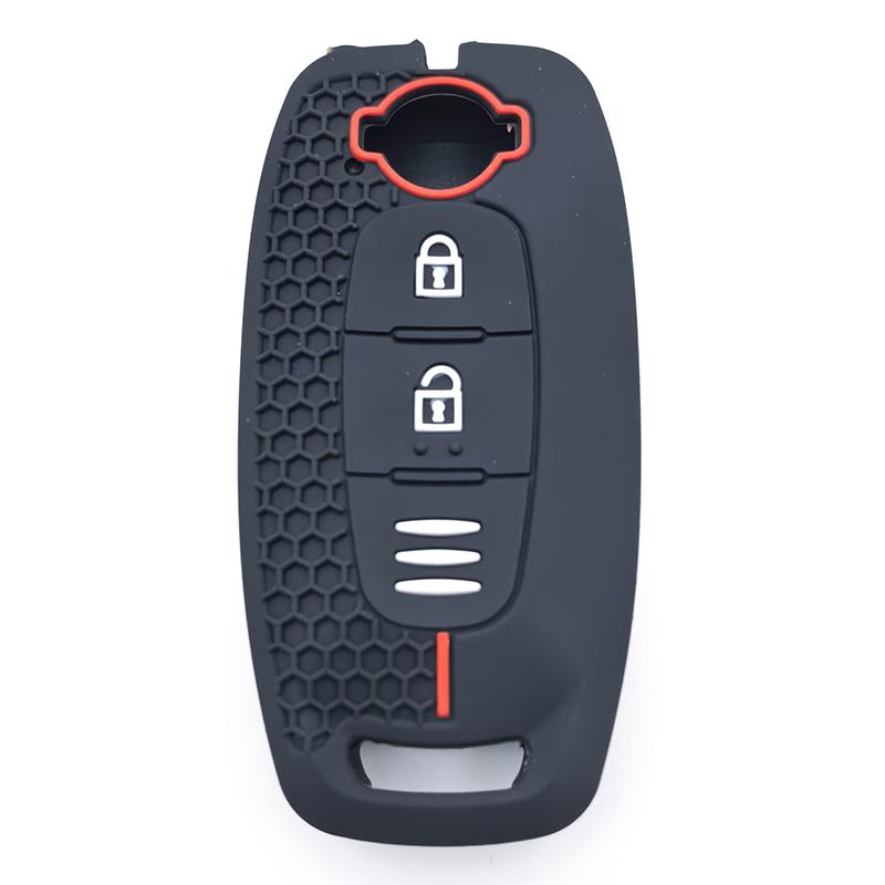 Silicone Remote Key Cover Case For Nissan Versa X-Trail T33 Serena Rouge Kicks Pathfinder Ariya Rogue Car Accessories